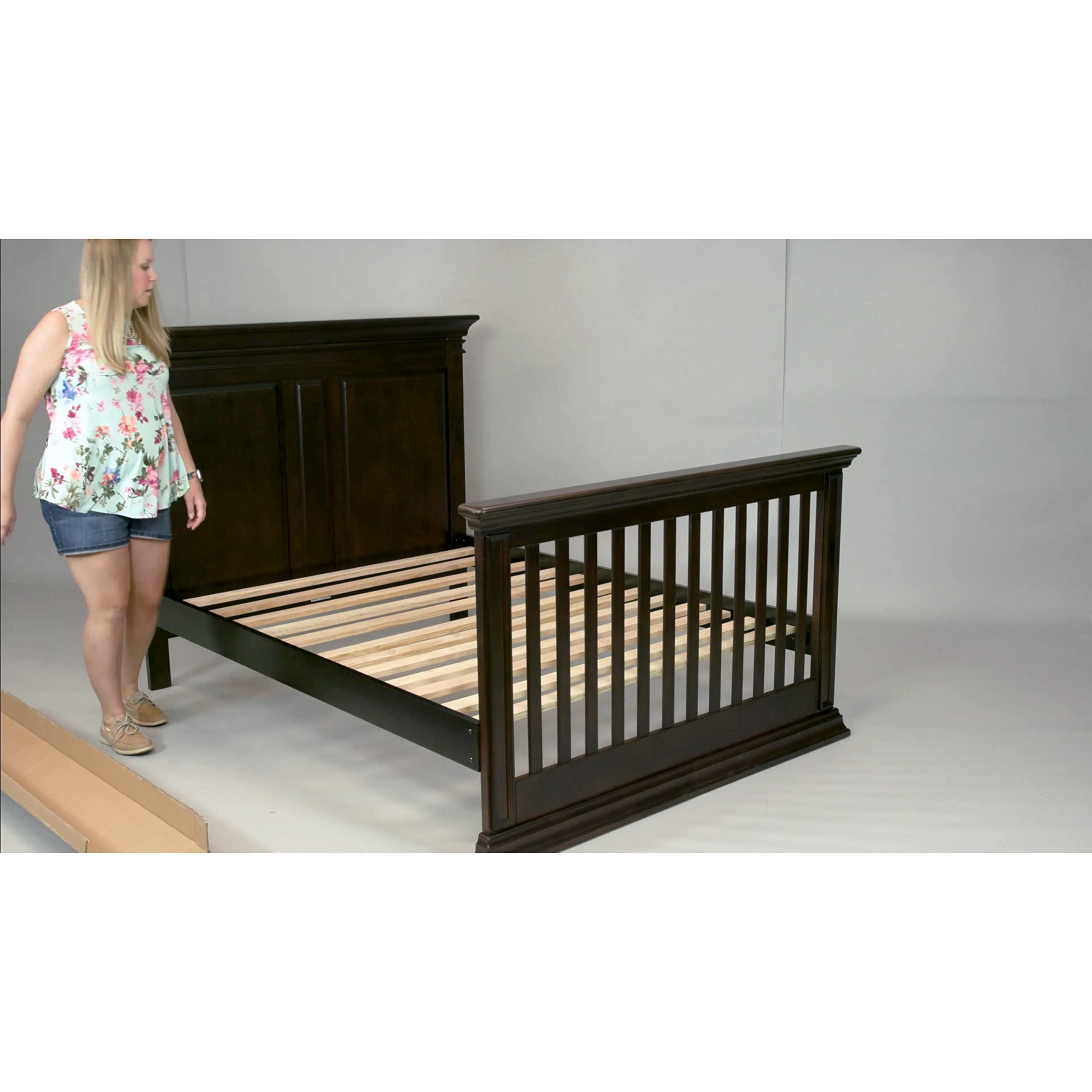 8-Piece 53-Inch Solid Wood Bed Slats for Full/Double Size Beds | Crib Conversion Kits | Platform Frame Support | Bunkie Board & Box Spring Replacement | Ideal for Guest Rooms, Kids' Beds & Space-Saving Solutions
