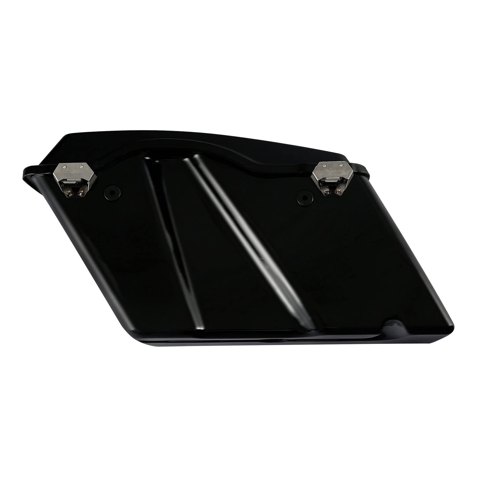 Premium Matte Black Hard Saddlebags & Trunk for Harley Touring Models (Road King, Street Glide, Ultra Classic FLHT/FLHR/FLHX) 1994-2013 - Waterproof Motorcycle Luggage for Long Distance Riding & Touring