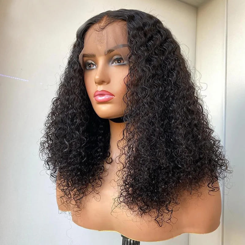 Eullair Short Curly Glueless Bob Wig | Lace Front Human Hair Wigs | Straight & Body Wave Lace Frontal Wig for Women | Perfect for Daily Wear, Cosplay & Special Occasions