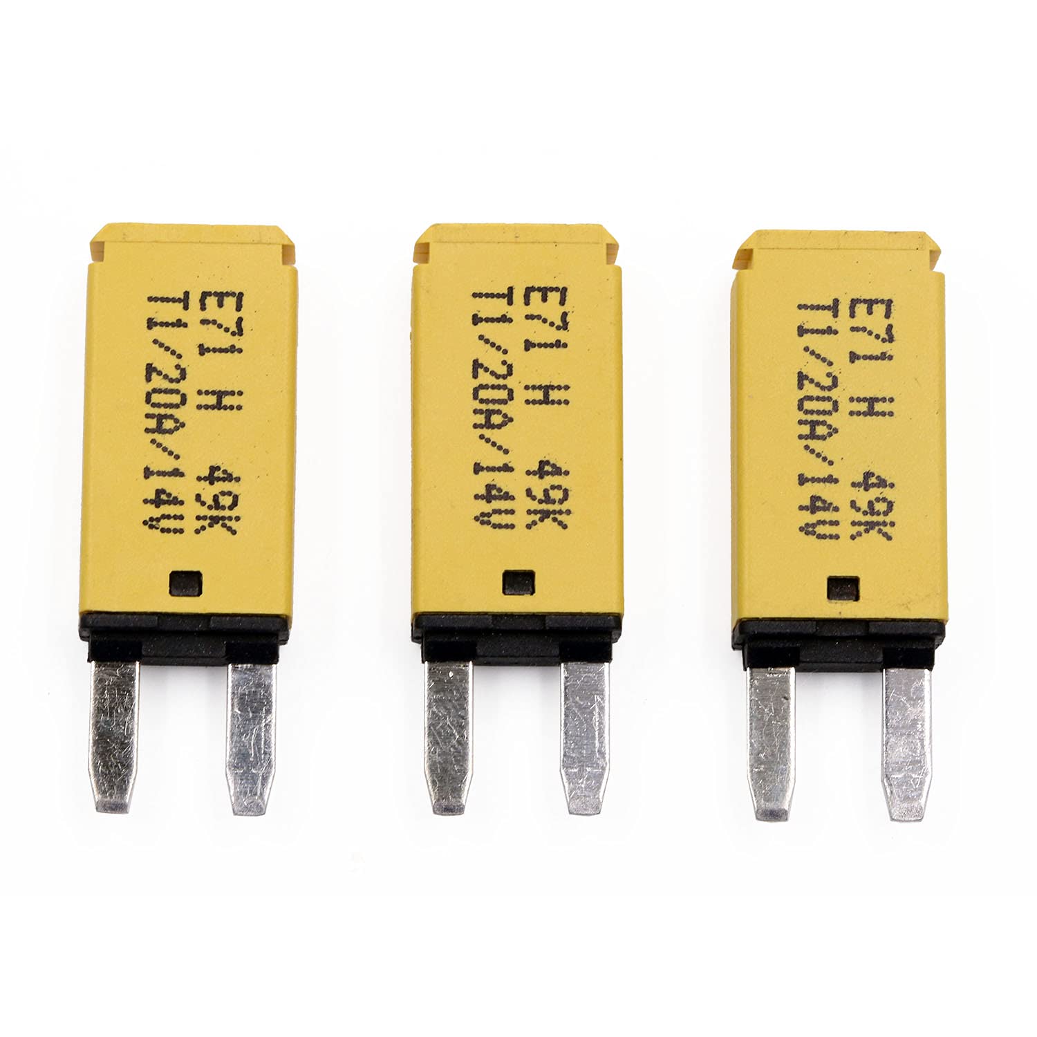 E71 Auto Resettable Fuse - Low Profile Mini Blade Fuses Assortment Kit (3 Pack) for Boat, Marine, RV, Car, Truck - Perfect for Automotive Electrical Protection & Circuit Safety