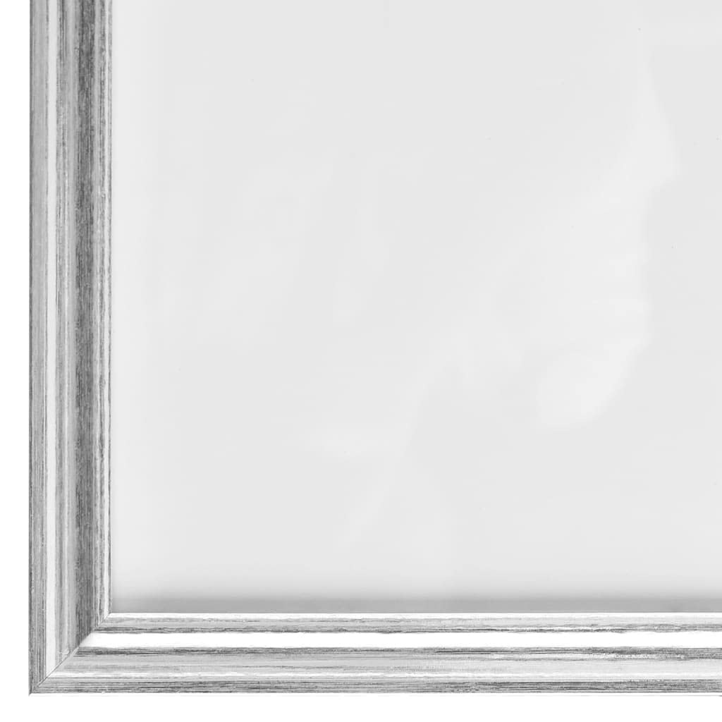 5-Piece Silver Photo Frame Collage Set - 28x35cm Wall or Table Display for Home Decor - Perfect for Living Room, Bedroom & Office Memories