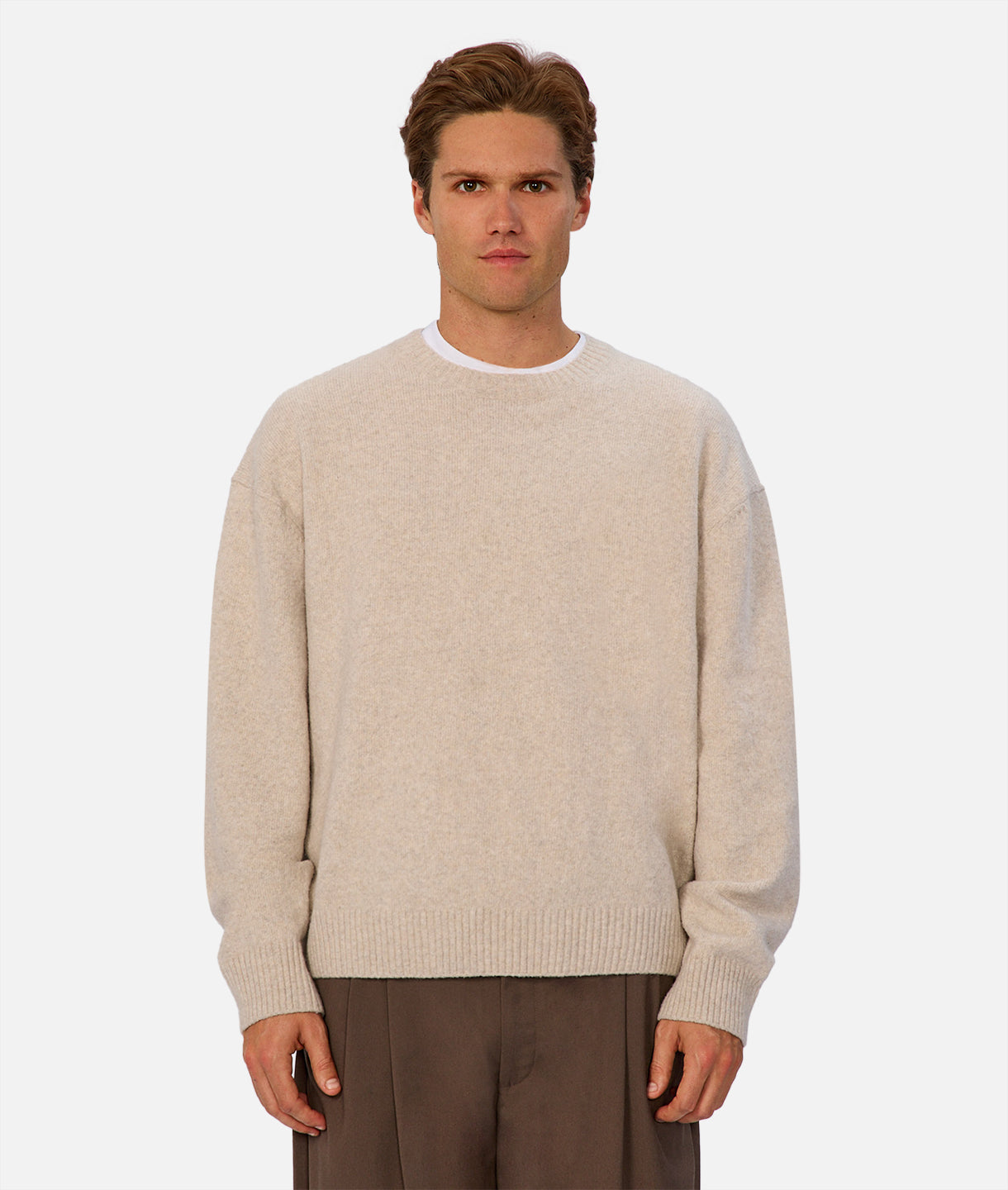 The Virginia Knit Fawn Sweater - Cozy & Stylish Women's Pullover for Fall & Winter | Perfect for Casual Outfits, Office Wear & Holiday Gatherings