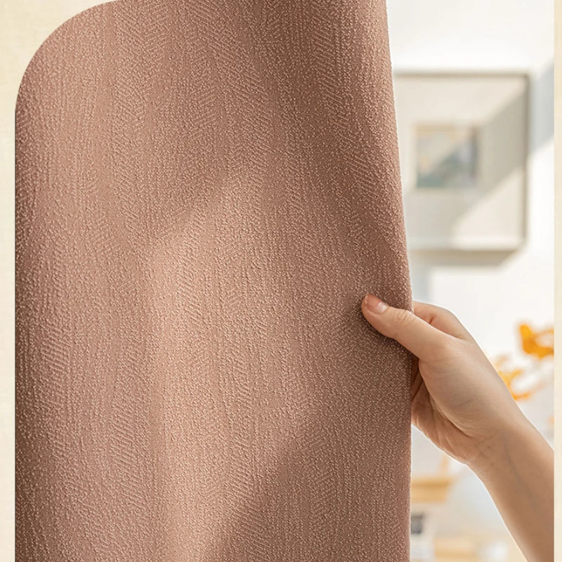 Claire Polyester Wavy Pattern Curtain Swatch - Elegant Window Treatment for Living Room, Bedroom & Home Decor