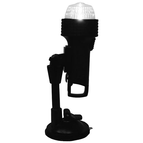 Aqua Signal Series 27 Portable 360° All-Round Marine Navigation Light with Mounting Pole - Perfect for Boats, Yachts & Watercraft Safety