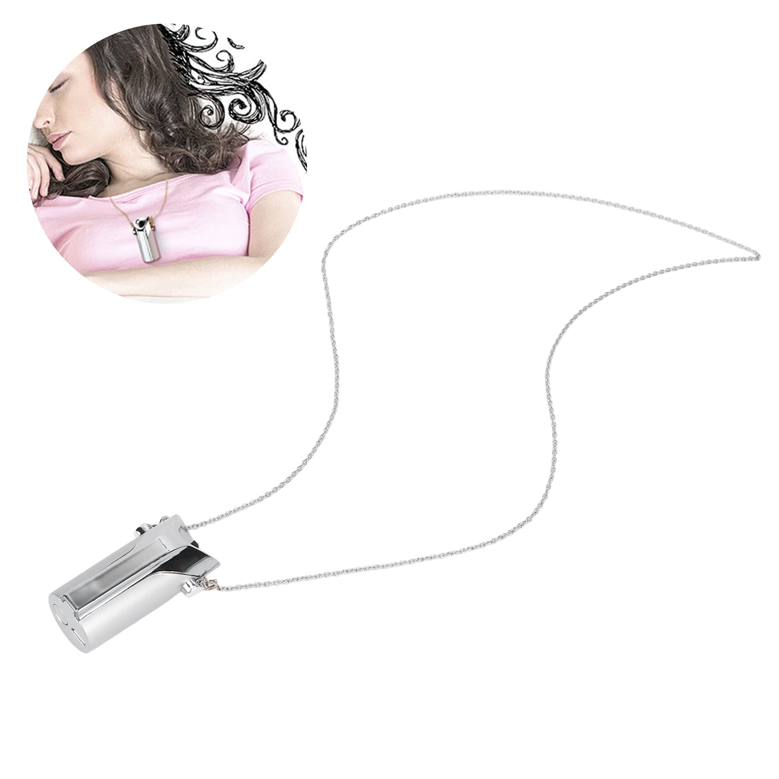 ZJchao Wearable Air Purifier Necklace - Portable USB Rechargeable Negative Ionizer for PM2.5, Smoke, Dust & Odor Elimination | Personal Air Freshener for Office, Travel & Outdoor Activities