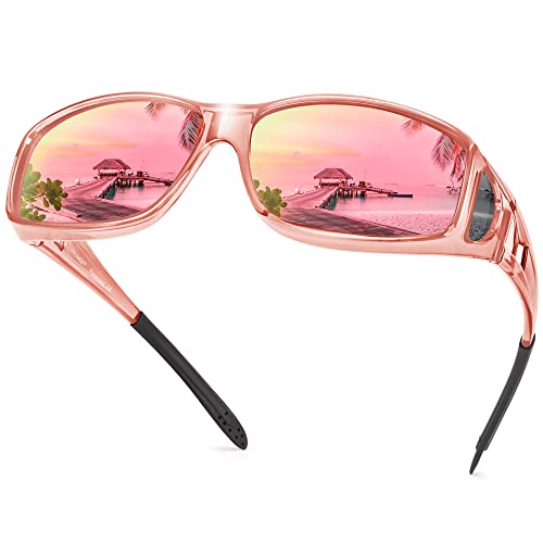 A29 Transparent Pink Frame/Pink Mirrored Lens