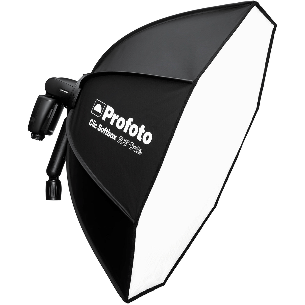 Profoto Clic Softbox Octa 2.3' - Professional Photography Lighting Diffuser for Studio & Portrait Photography - Perfect for Soft, Even Lighting in Portraits, Product Shoots & Commercial Photography