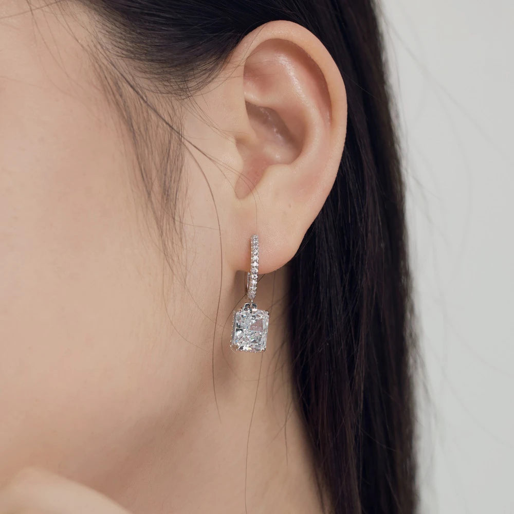 Exquisite Diamond Stud Earrings for Women - 14K White Gold Halo Earrings | Perfect for Weddings, Anniversaries & Special Occasions