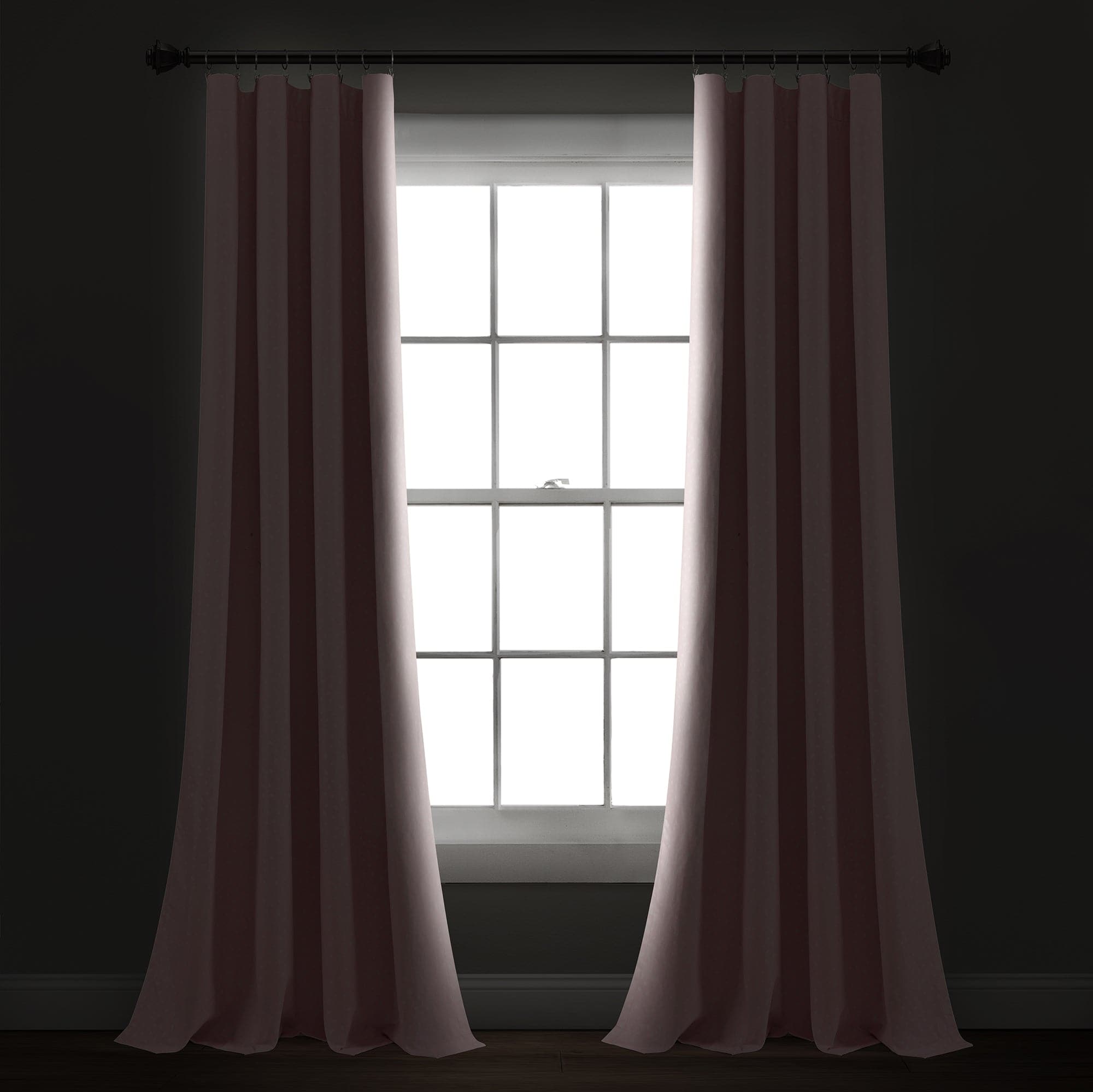 Pixie Fox Geo Blackout Window Curtain Panel - Blackout Curtains for Bedroom, Living Room & Nursery - Light Blocking Thermal Insulated Drapes for Better Sleep & Energy Efficiency