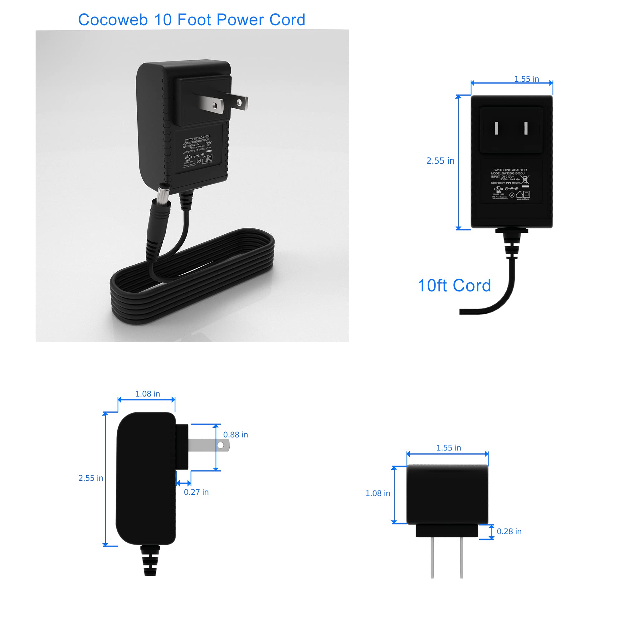 Cocoweb 12 Inch Tru-Slim LED Picture Light - Black Plug-in Wall Art Lighting with Remote Control - Perfect for Gallery, Museum & Home Decor Display