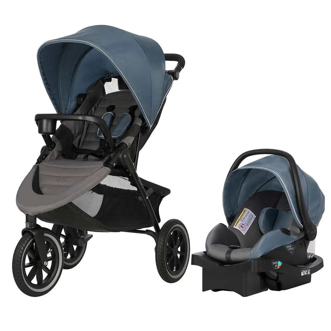 Jog Travel System with LiteMax 35 Infant Car Seat - Lightweight Stroller & Baby Carrier for Newborns to Toddlers | Perfect for Air Travel, Shopping & Daily Outings
