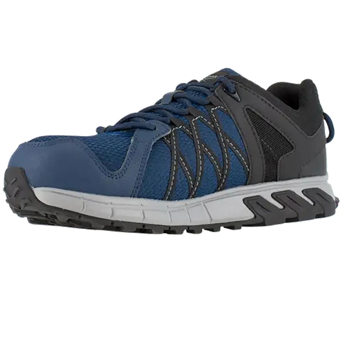 Trailgrip Composite Toe Athletic Work Shoes for Men - Navy/Black - Lightweight Safety Shoes for Construction, Warehouse & Outdoor Work