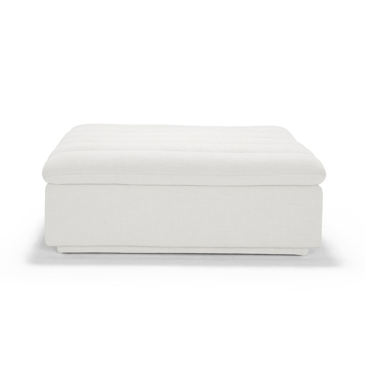 Byron Floating Ottoman - Modern Storage Footrest for Living Room, Bedroom & Office - Comfortable and Stylish Seating Solution