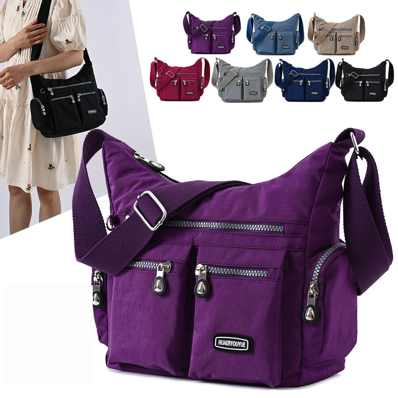 Women's Waterproof Crossbody Shoulder Bag with Multiple Pockets - Perfect for Travel, Shopping & Daily Use