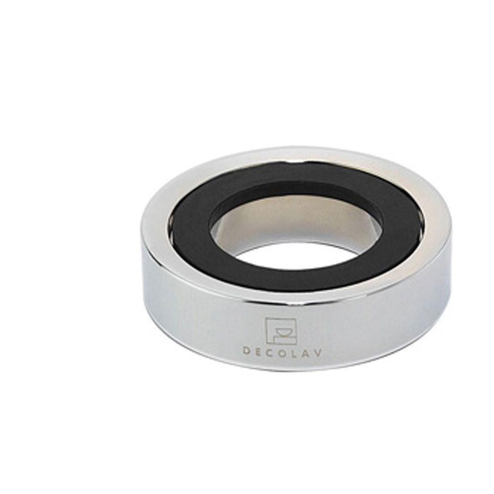 Decolav 3 x 3/4 Inch Brass Mounting Ring in Polished Chrome - Model 524941 | Perfect for Bathroom Fixtures, Sink Installations & Plumbing Projects