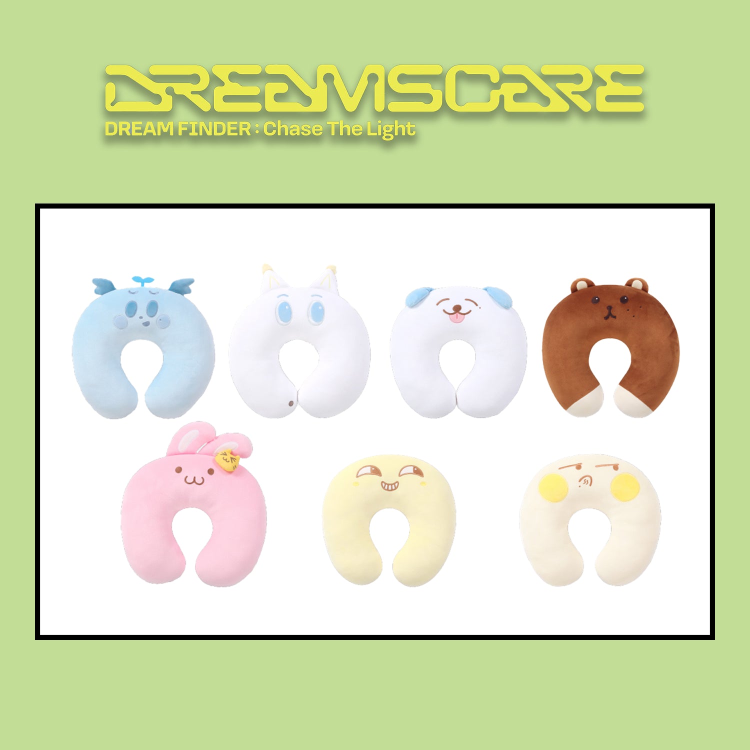 NCT DREAM Official Merchandise 'Dream Finder: Chase The Light' Neck Pillow - Kpop Fan Gift, Travel & Home Comfort Support for Fans & Collectors