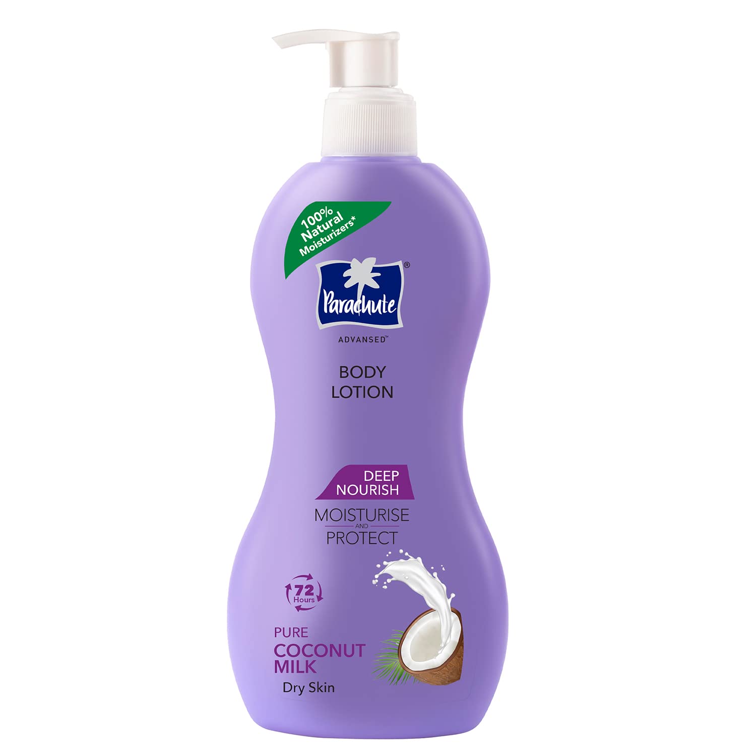 Parachute Advanced Deep Nourish Body Lotion with Pure Coconut Milk, 400ml | Natural Moisturizer for Dry Skin | Perfect for Daily Hydration & Post-Shower Care  Parachute Advanced Cocoa Repair Body Lotion with Pure Coconut Milk & Cocoa Butter, 250ml | 100% Natural Moisturizer | Ideal for Nighttime Skin Repair & Winter Skin Protection