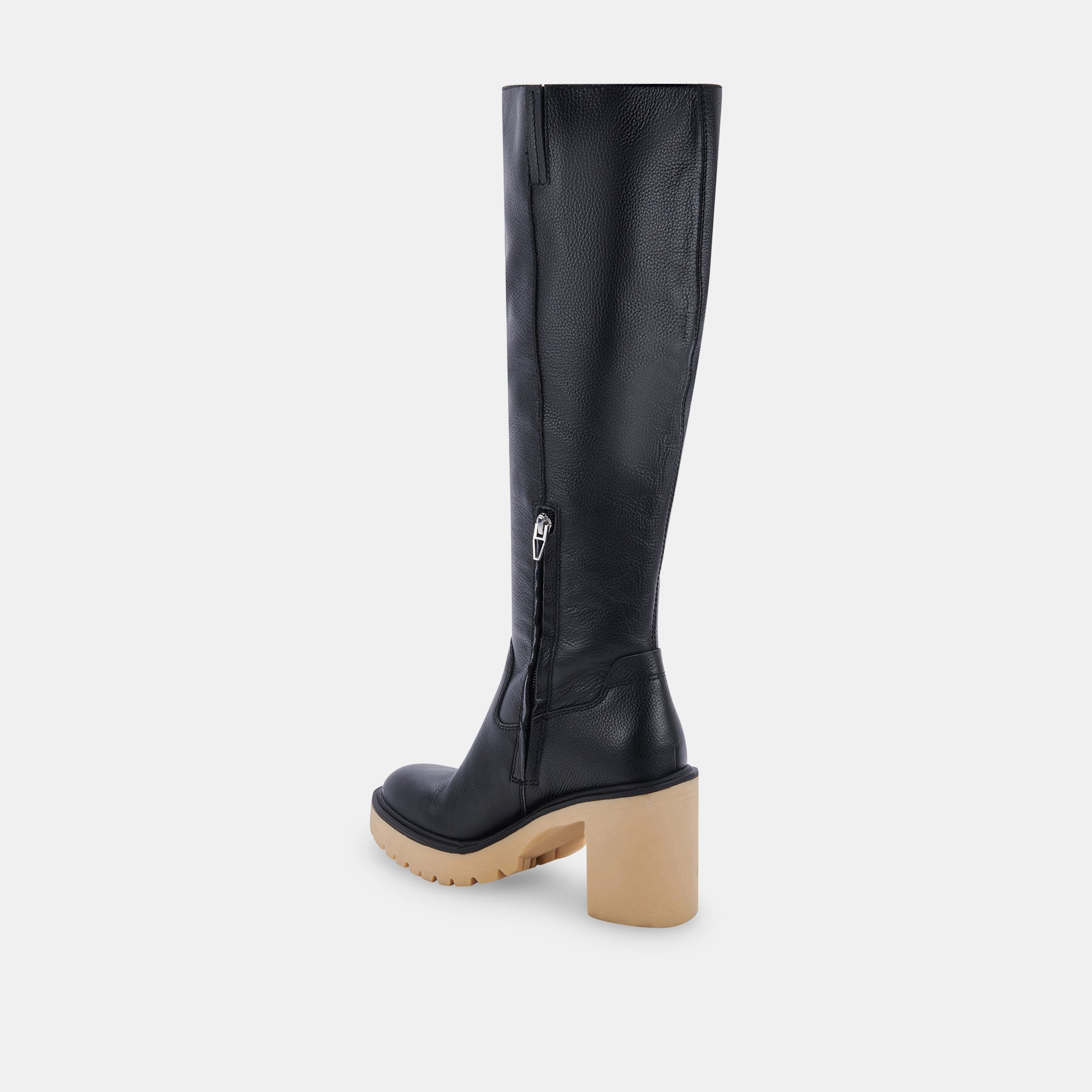 CORRY H2O Wide Calf Waterproof Black Leather Boots for Women - Comfortable & Stylish Rain Boots for Outdoor, Gardening, and Wet Weather