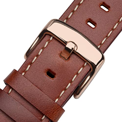 Red Brown/Rose Gold Buckle