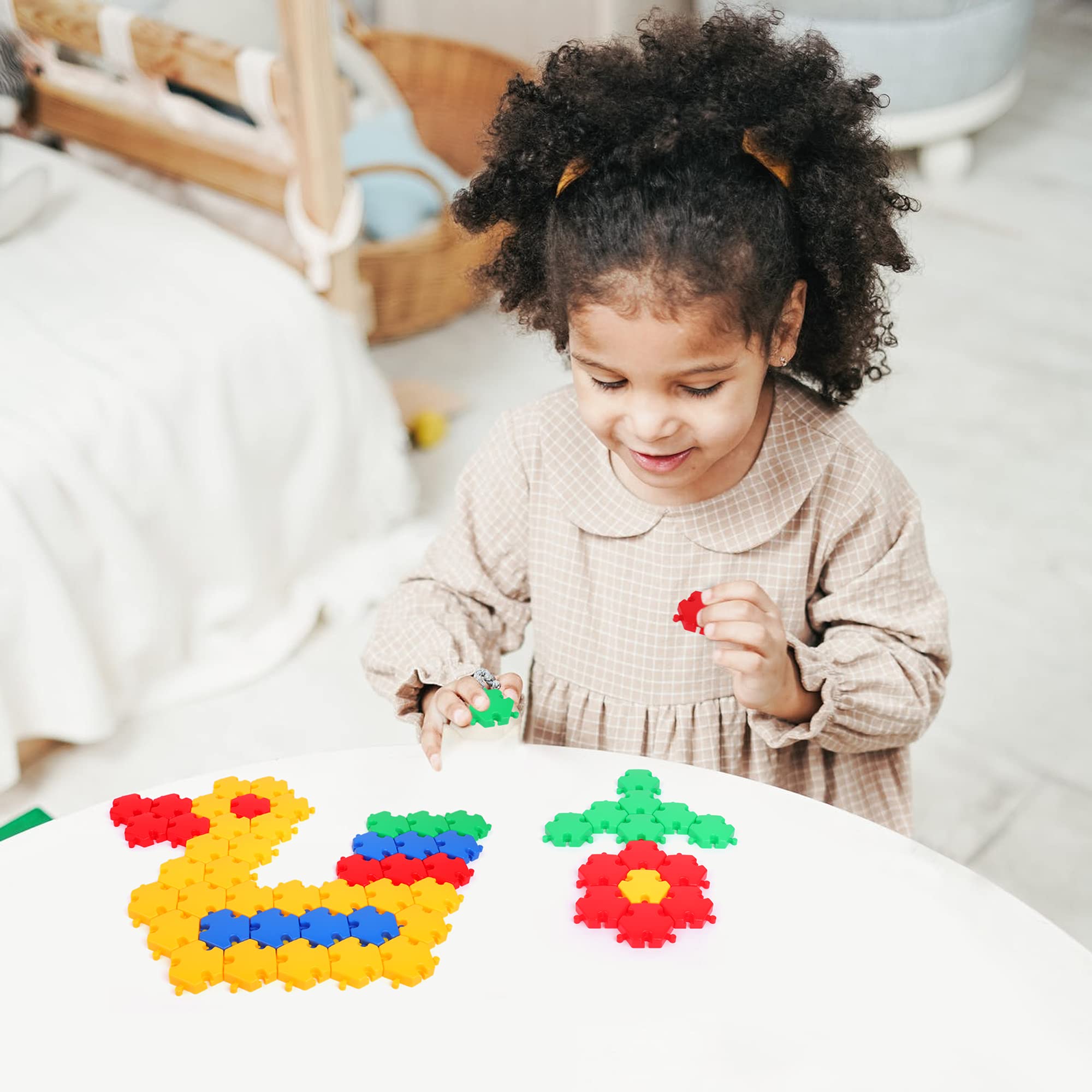 **Best Baby & Toddler Connecting Blocks - Fun Snaps STEM Educational Toy for Fine Motor Skills - Learning & Play for Kids Ages 3+ - Perfect for Preschool & Home Activities**