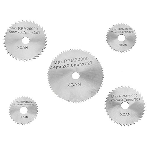 High-Speed Steel (HSS) Circular Saw Blades - Durable & Wear-Resistant Wood Cutting Blades for Woodworking, DIY Projects, and Professional Carpentry - Perfect for Cutting Hardwood, Plywood, and MDF