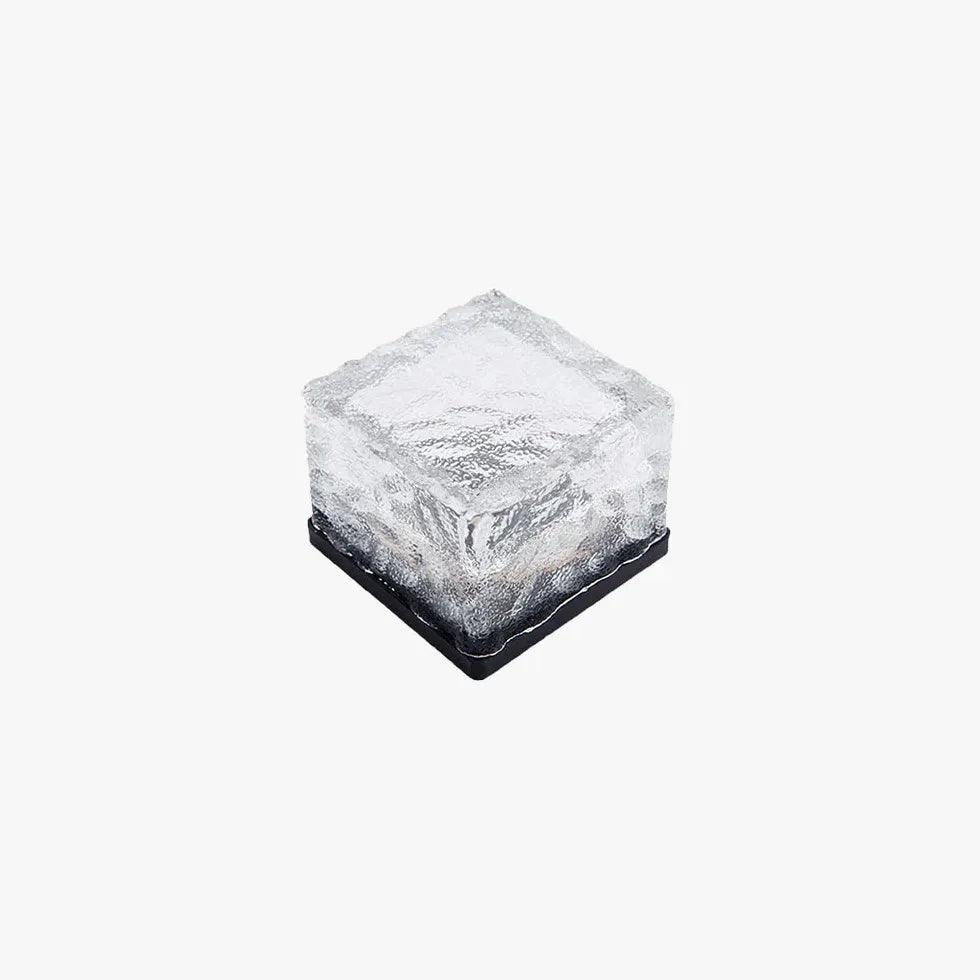 RGB LED Ice Cube Ground Bollard Lights - Waterproof Outdoor Landscape Lighting for Garden, Pathway, Driveway, and Patio Decor
