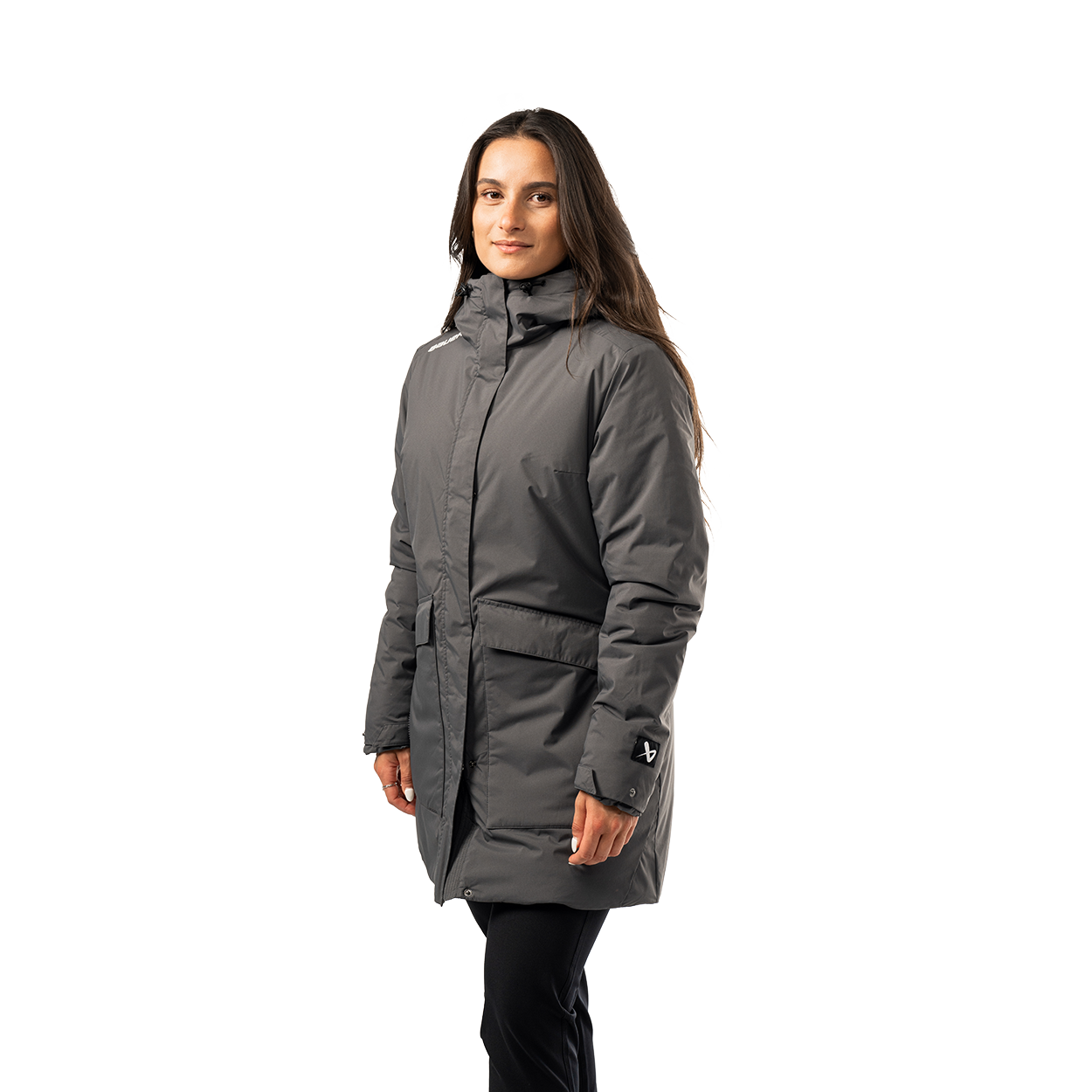 Bauer S25 Women's Team Travel Coat - Lightweight Waterproof Jacket for Hockey Players & Outdoor Enthusiasts - Perfect for Cold Weather & Travel