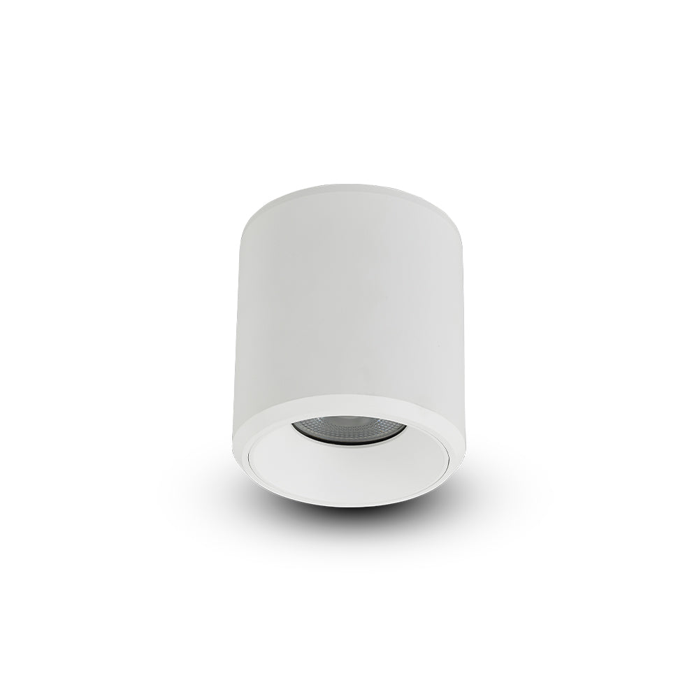 VONN NODE 3.5 Inch Round LED Recessed Downlight - White Surface Mount Ceiling Light for Kitchen, Bathroom & Living Room Lighting