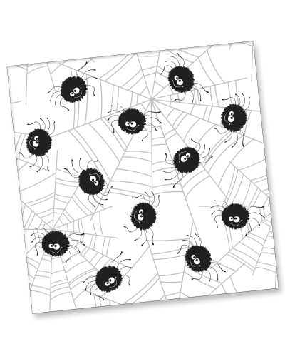 Halloween Spider Beverage Napkins - 40 Count, Premium Paper Cocktail Napkins for Halloween Party Decorations, Spooky Themed Drink Napkins for Halloween Decor, Dinner Parties, and Themed Events