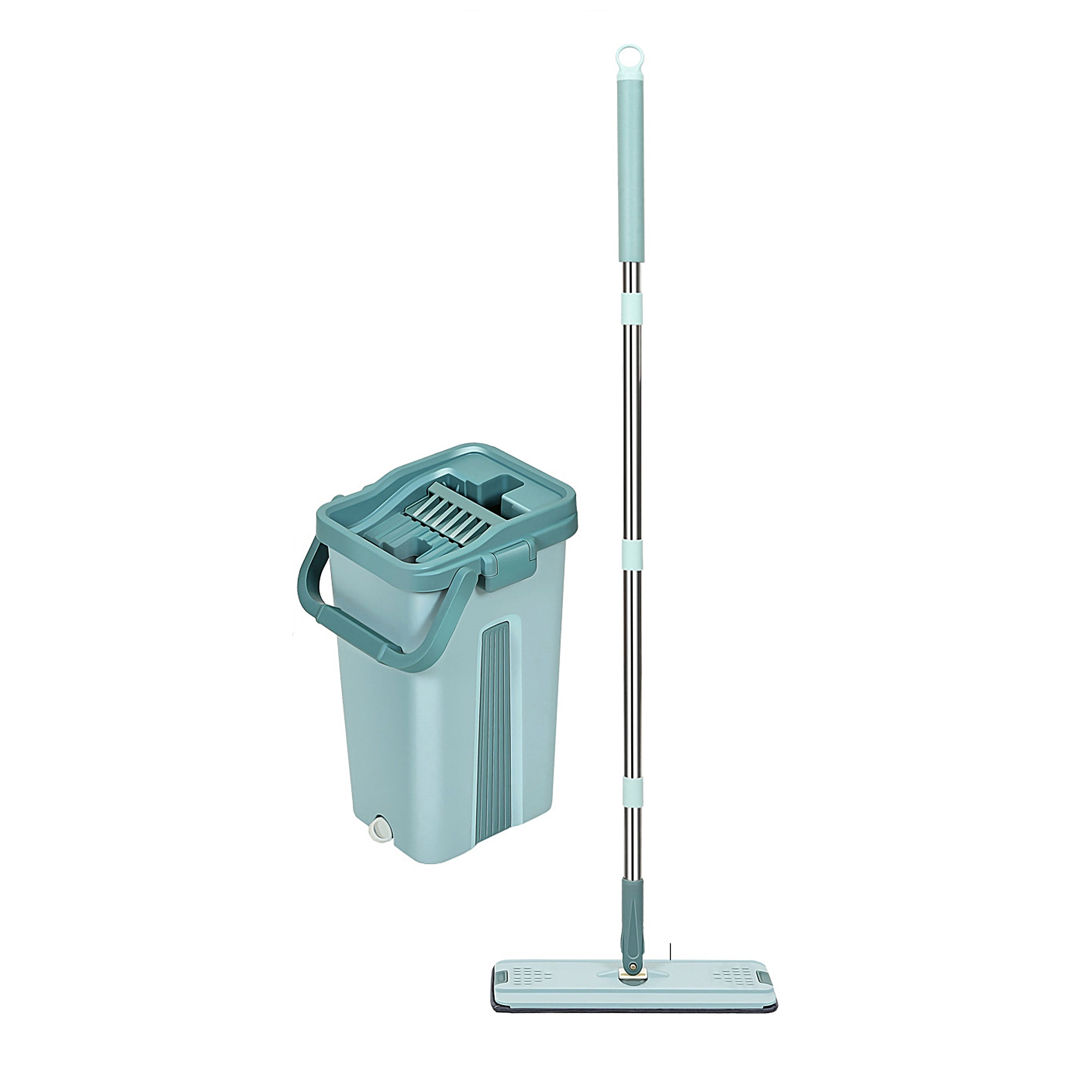 5-in-1 Multi-Purpose Slim Mop - Heavy Duty Floor Cleaning Tool for Hardwood, Tile & Laminate Floors - Ultra Slim Design for Tight Spaces - Perfect for Kitchen, Bathroom & Home Cleaning