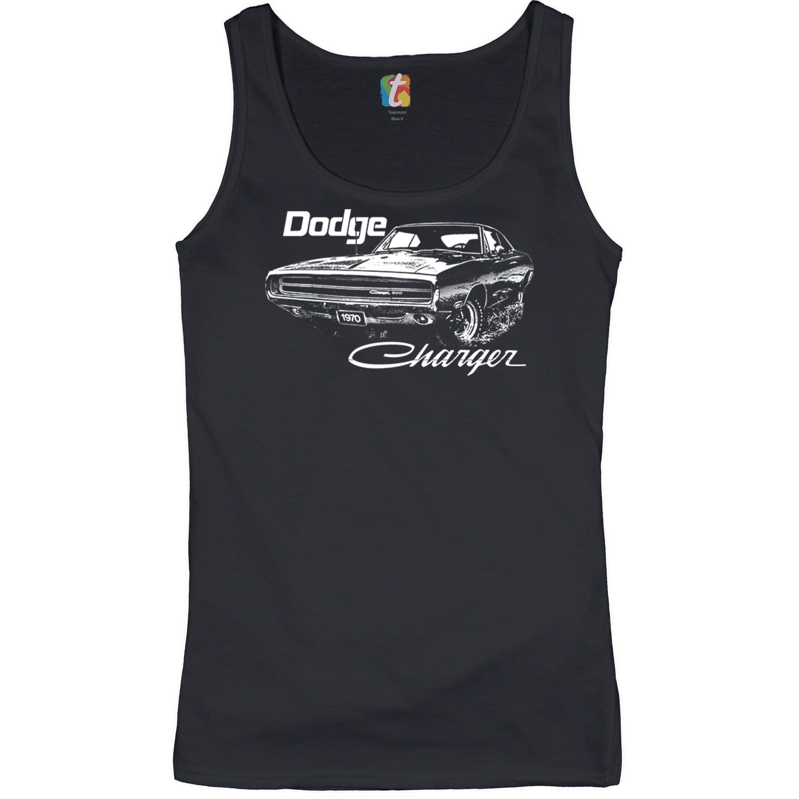 1970 Dodge Charger Women's Tank Top - Vintage Retro Muscle Car Licensed Apparel - Perfect for Casual Wear, Car Shows & Summer Outfits