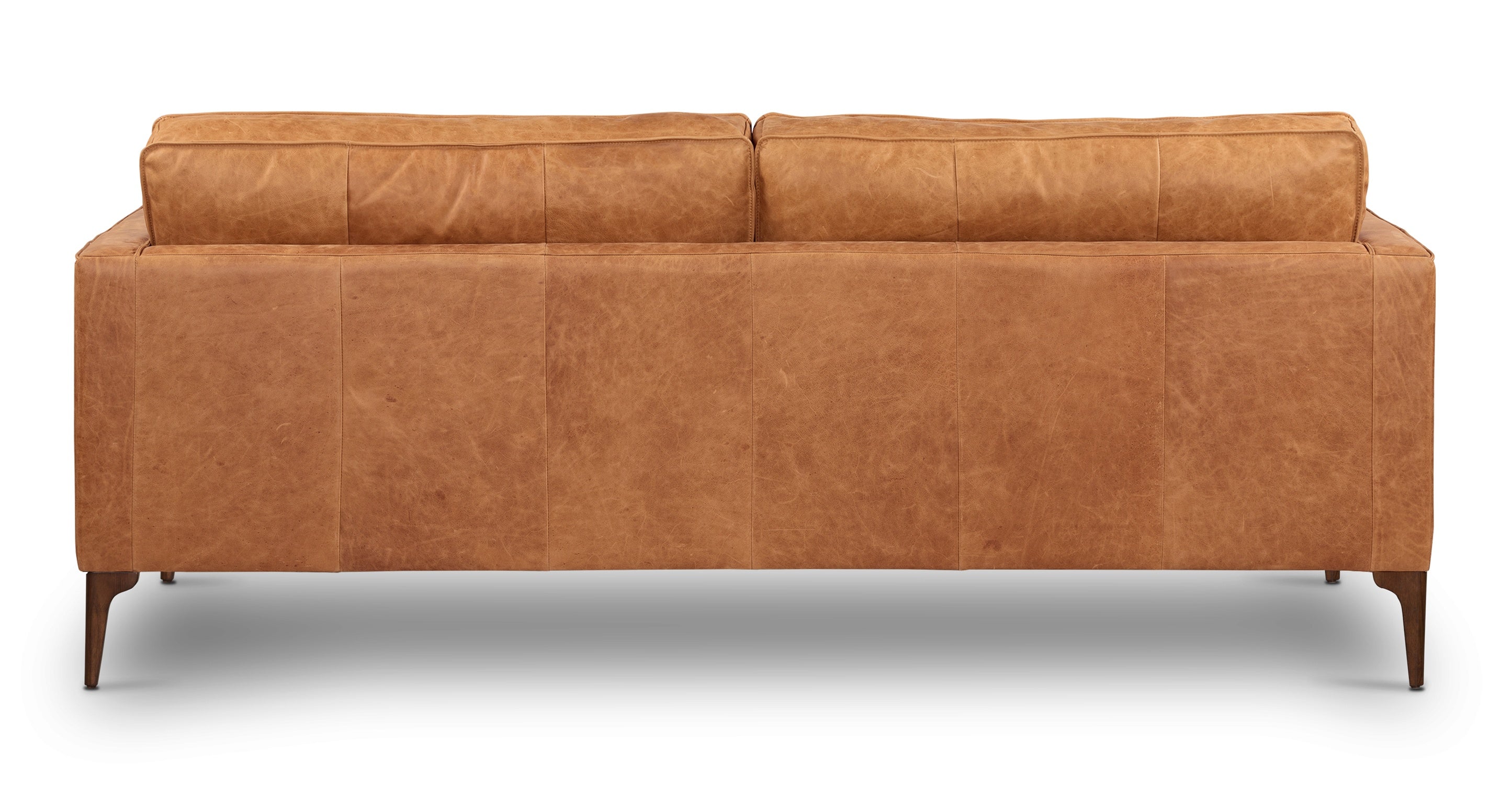 Premium Mateo Genuine Leather Sofa - Modern Luxury Living Room Furniture for Home & Office - Comfortable & Durable Leather Couch for Relaxing, Entertaining & Stylish Decor