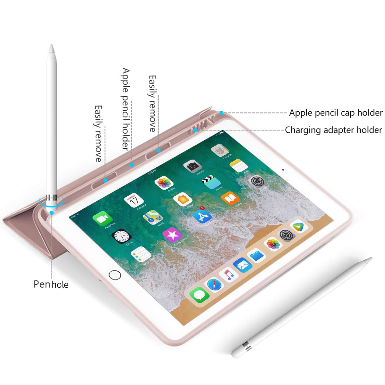 Premium Lightweight Trifold Smart Case for iPad Air 3 10.5