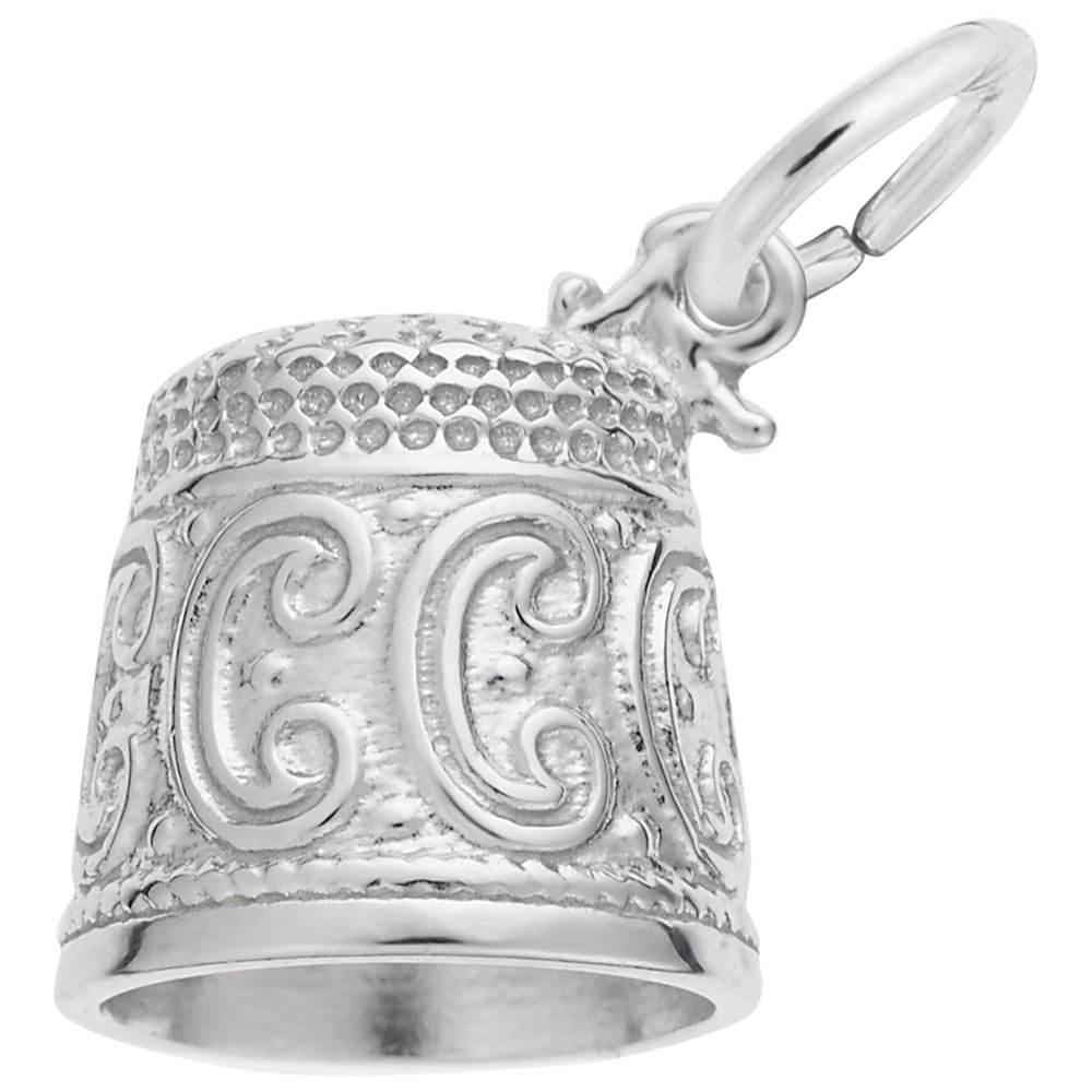 Thimble Charm for Bracelets & Necklaces - Vintage Sewing-Themed Jewelry Accessory - Perfect for DIY Crafting, Gifts & Fashion Statements