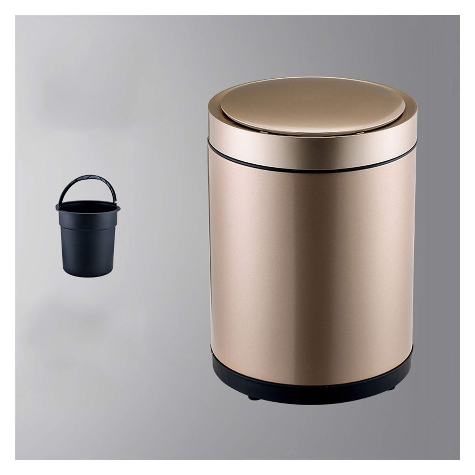 YIFEI2013-SHOP Smart Touchless Trash Can - Automatic Motion Sensor Kitchen Garbage Bin with Lid, Round Waterproof Design, Battery Powered (Batteries Not Included) - Perfect for Home, Office & Restaurant Use