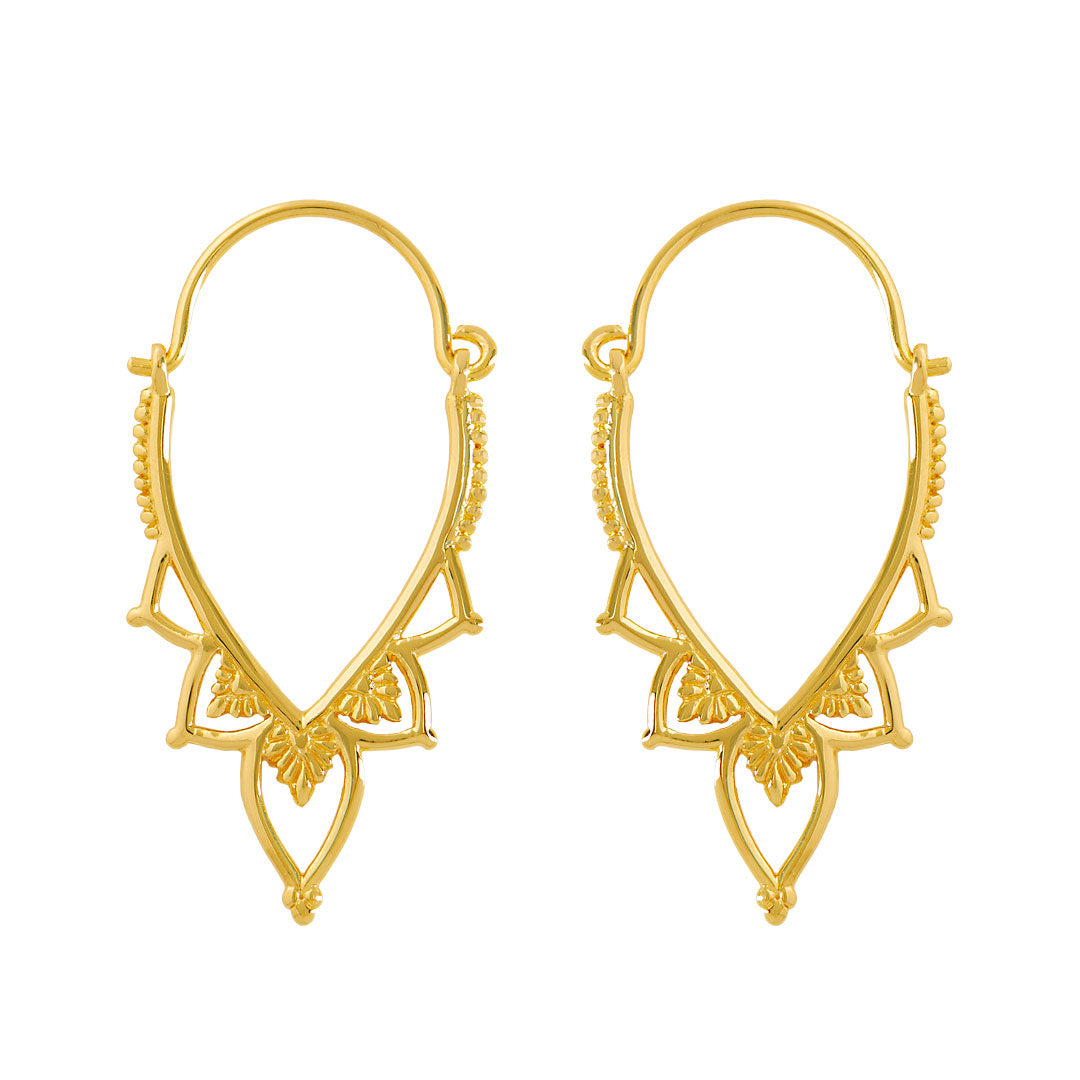 14K Gold Love Lace Hoop Earrings for Women - Elegant Valentine's Day Gift, Anniversary Jewelry for Her - Perfect for Weddings, Date Nights & Special Occasions