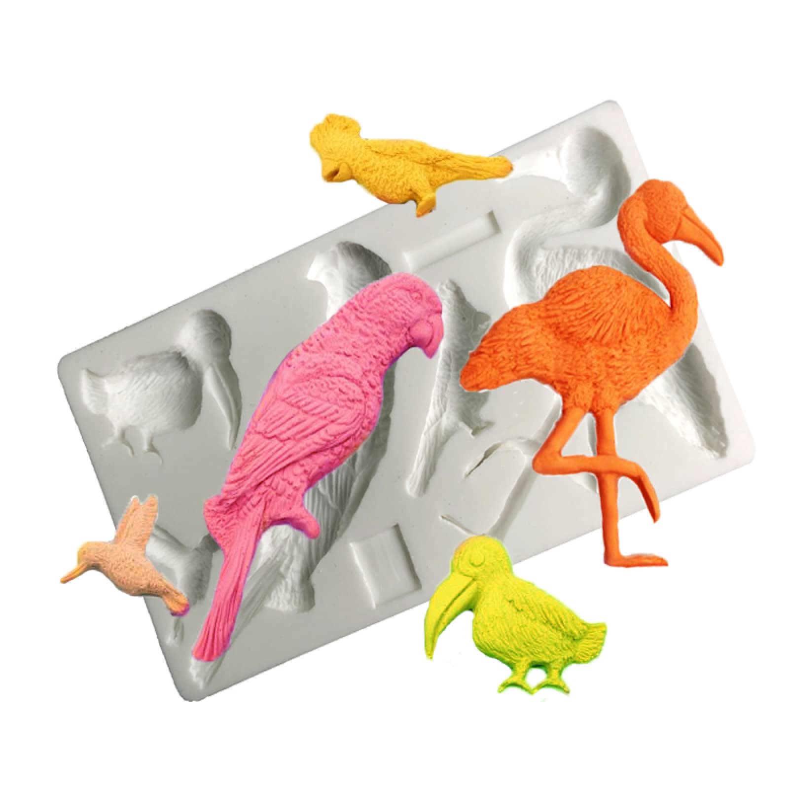 Premium Flamingo Silicone Fondant Molds - Chocolate & Cake Decorating Tools for DIY Baking | Animal-Shaped Bird Mold for Cupcakes, Cookies & Dessert Decoration | Perfect for Birthday Parties, Wedding Cakes & Home Baking