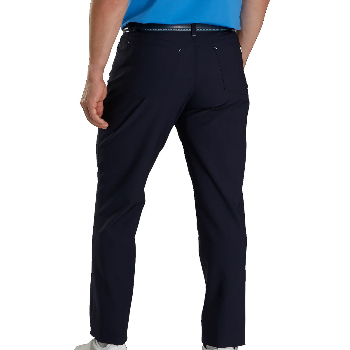 FootJoy Men's 5-Pocket Navy Golf Pants - Comfortable & Breathable for Golfing & Casual Wear