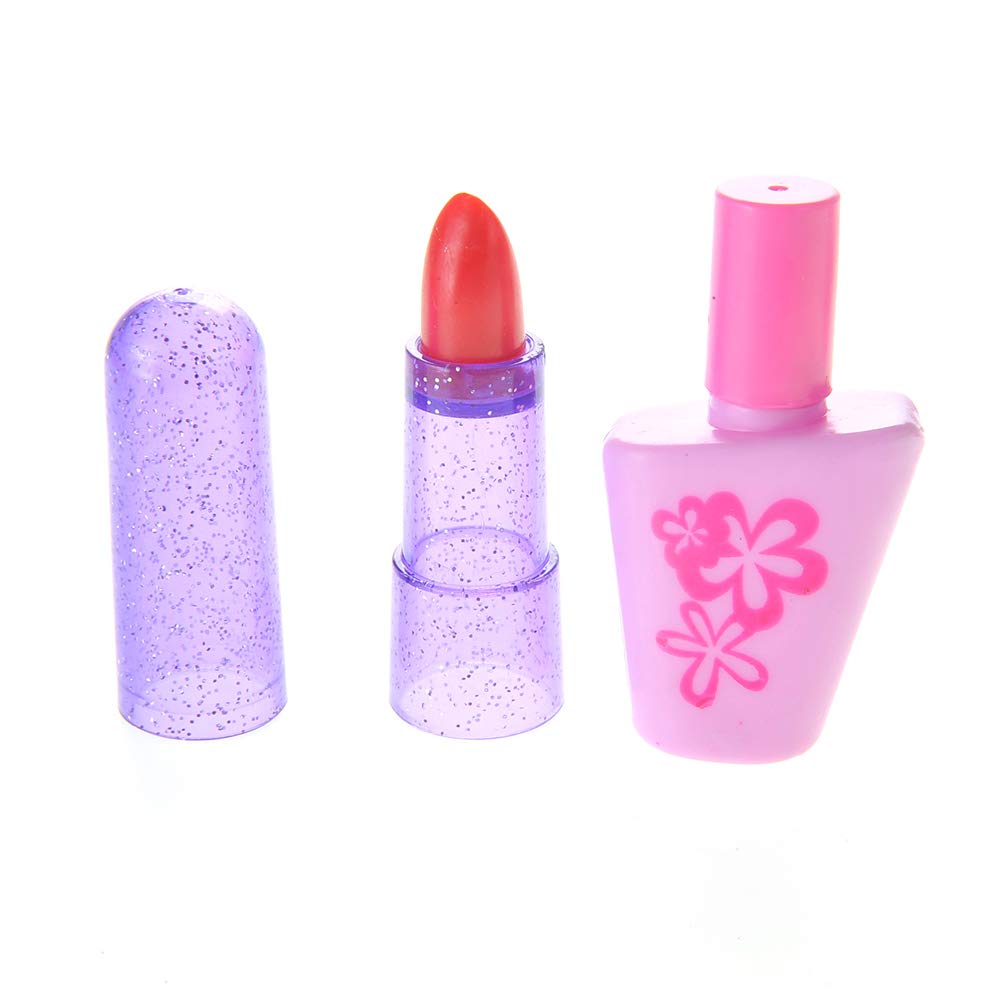 Stylish Little Princess Dress Up Beauty Play Set - Realistic Pretend Play Toy with Hair Dryer, Shoes & Makeup | Pink Fashion Kit for Girls Ages 4-8 | Perfect Gift for Birthday & Role Play | Great for Dress-Up Parties, Pretend Play & Imaginative Fun