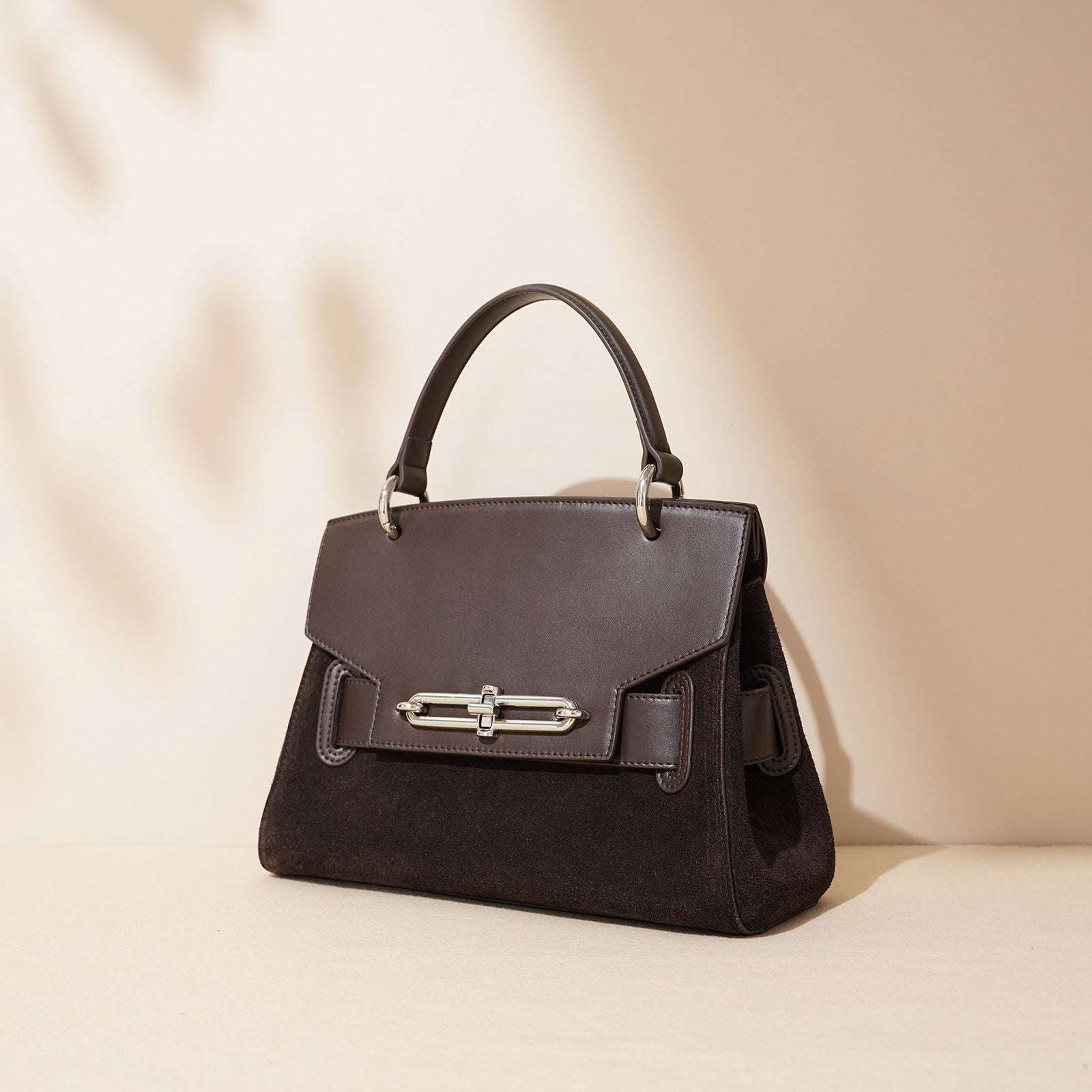 Premium Suede Leather Tote Bag for Women - Stylish & Durable Handbag for Work, Travel & Everyday Use