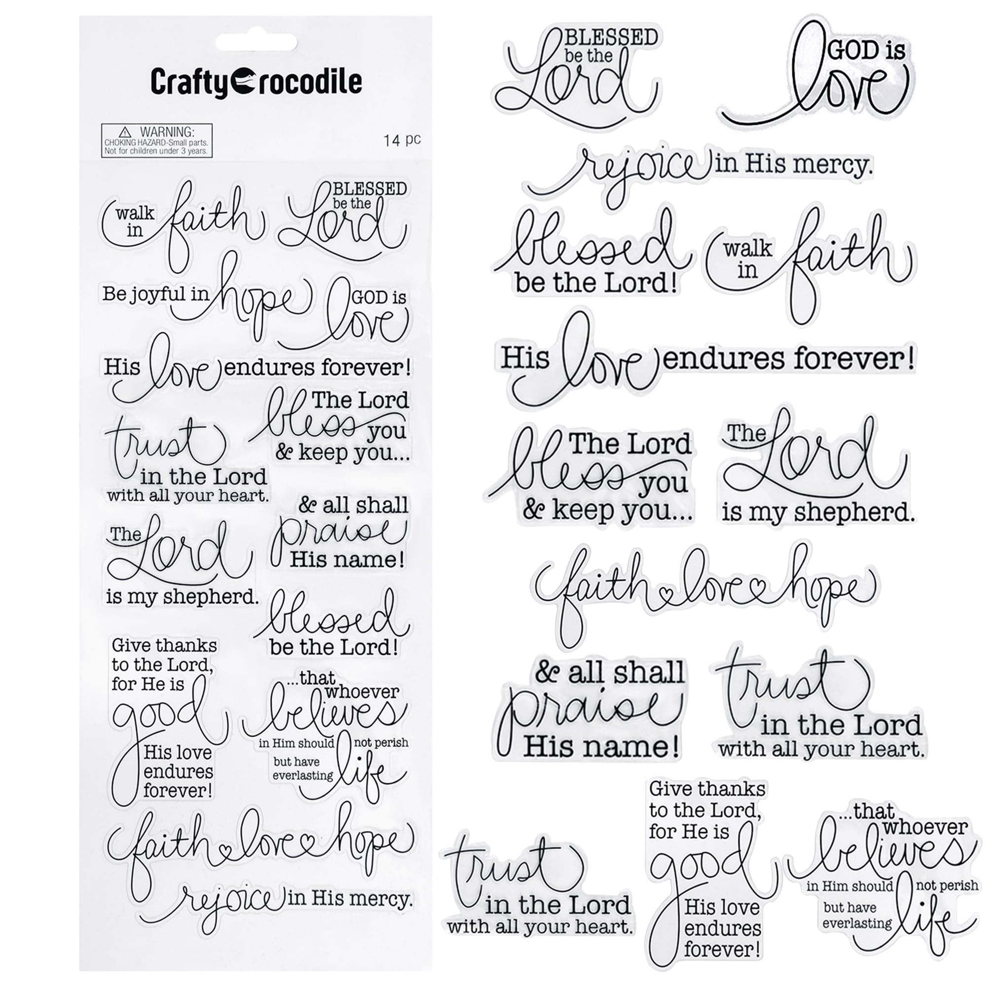 Religious Christian Bible Stickers - Inspirational Prayer Faith Scripture Stickers for Bible Journaling, Scrapbooking & Planner Decor - Perfect for Bible Study, Prayer Journals & Gift Giving