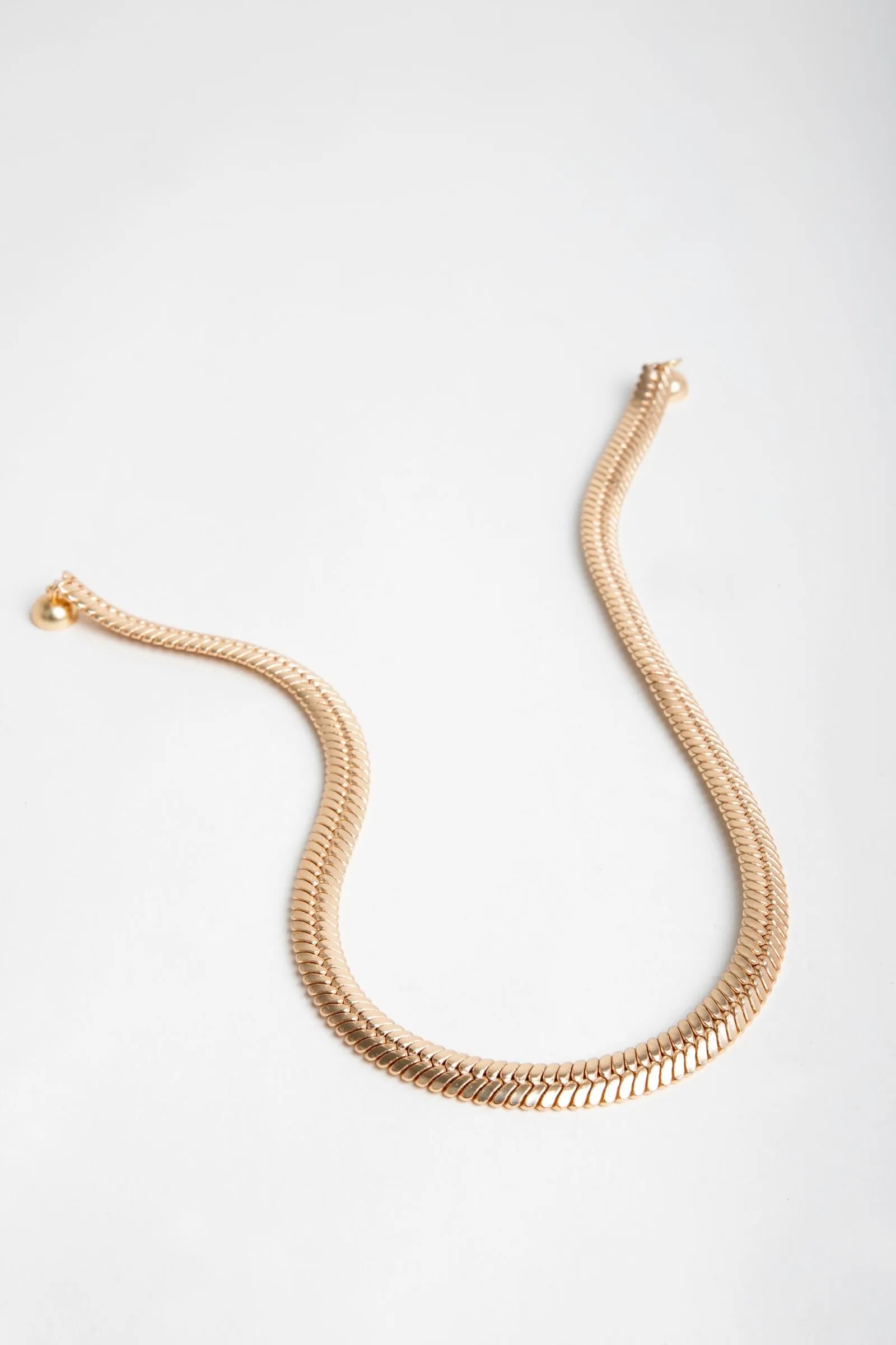 14K Gold Herringbone Chain Necklace for Women - Elegant Layering Piece for Everyday Wear & Special Occasions