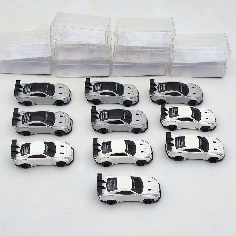 1:87 Scale Nissan GTR 34 Liberty Walk Diecast Model Cars - 5PCS/10PCS Set for Collectors, Toy Car Enthusiasts & Auto Gifts - Perfect for Display, Racing Scenes & Car Collection Showcases