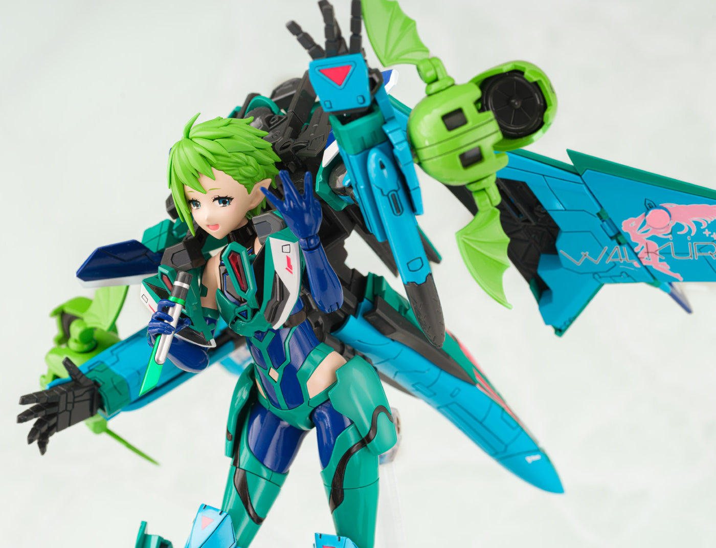 Aoshima Macross Delta VFG Variable Fighter Girls VF-31A Kairos Reina Prowler 1/72 Scale Model Kit - Anime Collectible for Display & Gundam Fans