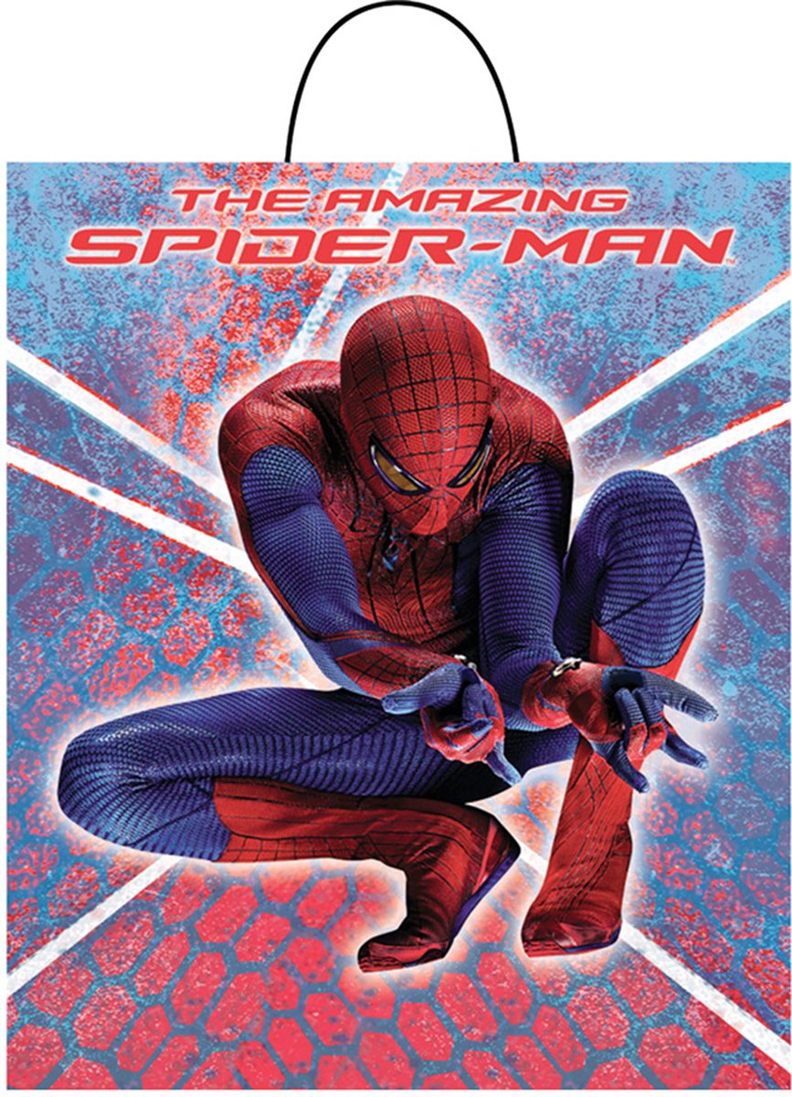 Official Marvel Spider-Man Halloween Treat Bag for Kids - Superhero Candy Pouch for Trick or Treat, Birthday Parties & Cosplay Events