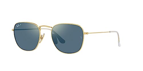 Demigloss Brushed Gold/Blue/Gold Mirrored Polarized