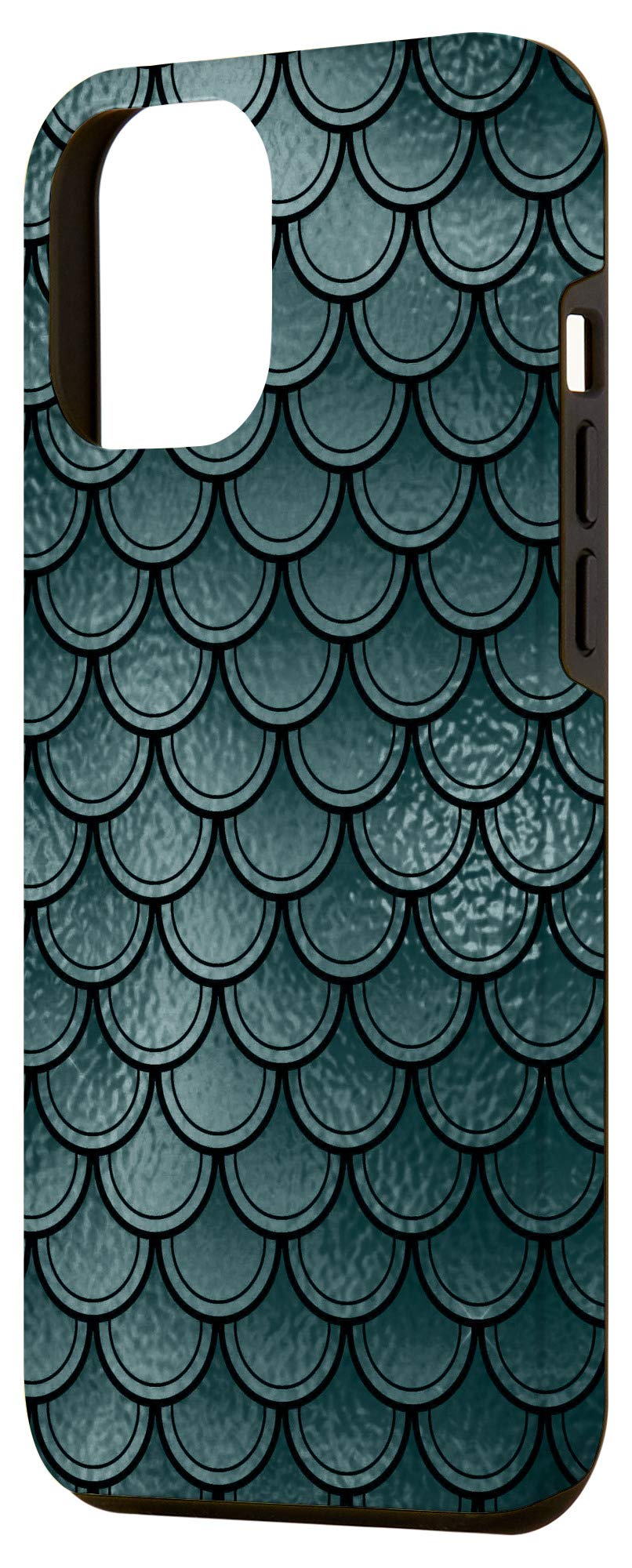 Premium iPhone 12 Pro Max Case with Unique Fish Scale Fur Pattern - Slim Protective Cover for Everyday Use, Travel & Outdoor Activities