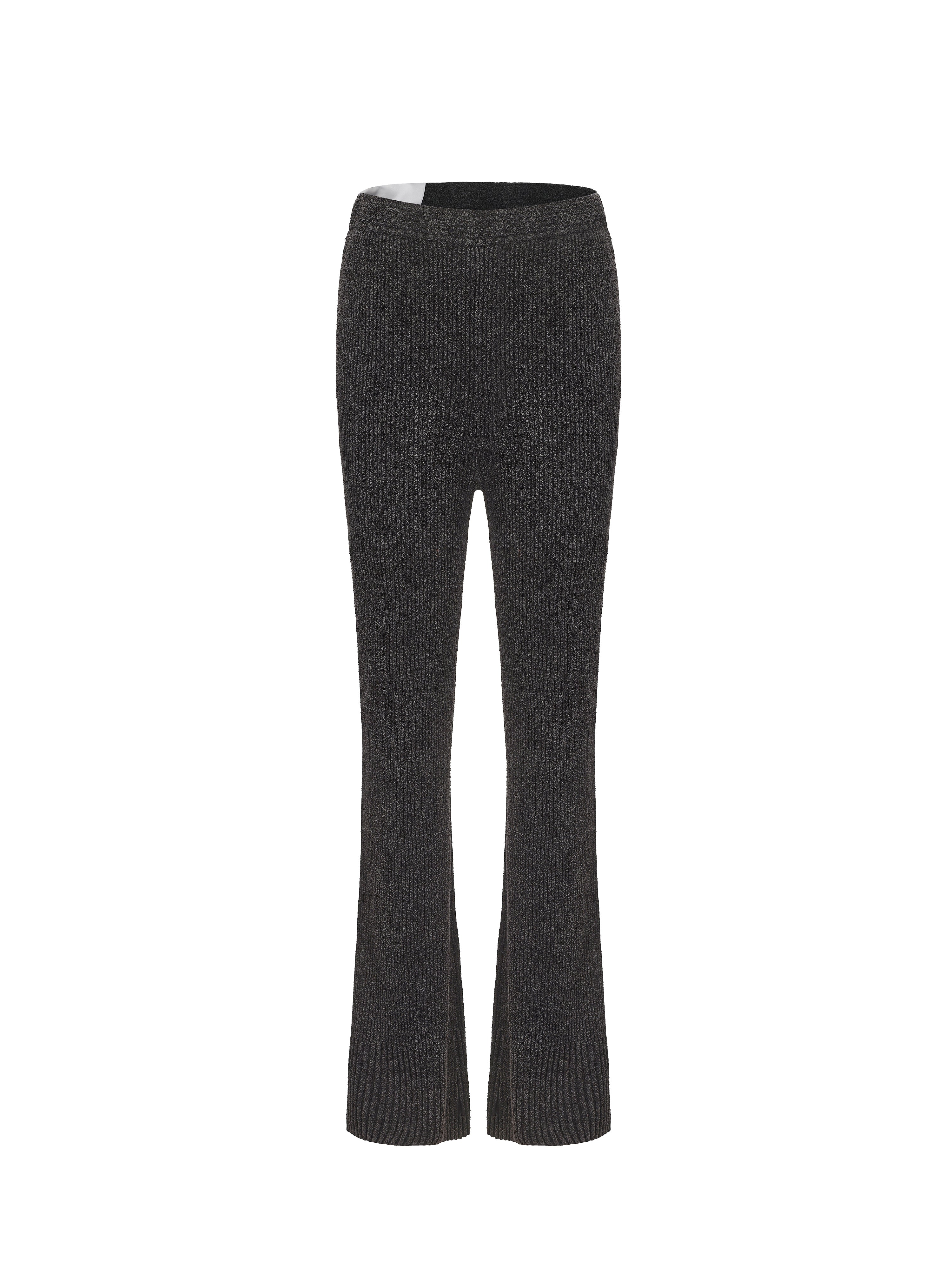 Breathable Soil Knit Yoga Pants for Women - High Waisted Stretchy Workout Leggings for Yoga, Gym & Lounge