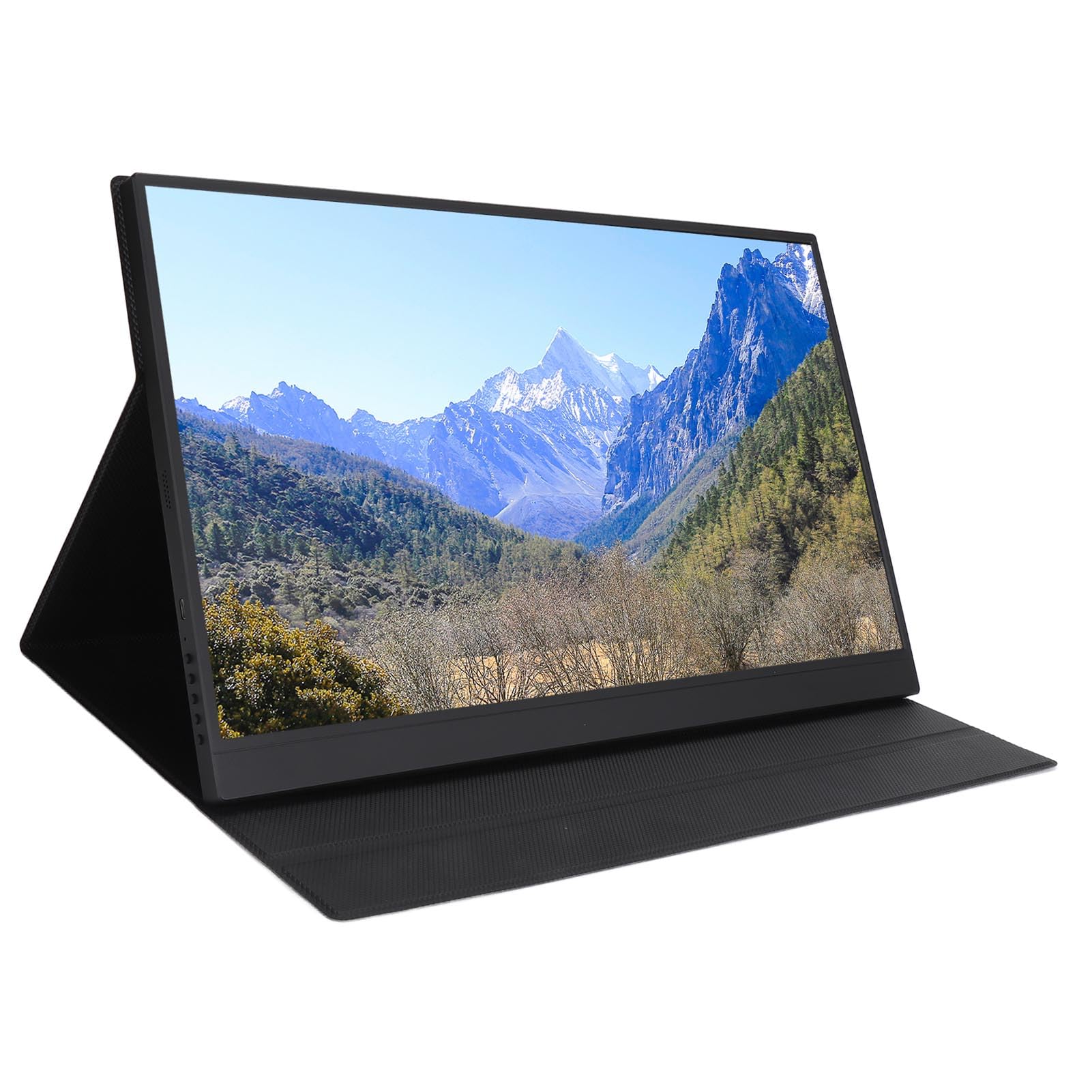 CICIGLOW 17.3 Inch 4K Portable Monitor - 3840x2160P IPS Display, 60Hz Refresh Rate, HDMI/USB-C/Micro USB/AUX Ports - Ultra Slim External Screen for Laptop, PC, Mac, Gaming & Office Work
