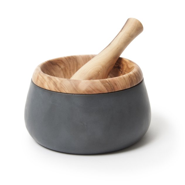 Premium Bérard Millenari Mortar and Pestle Set - Natural Stone Spice Grinder for Herbs, Seeds & Garlic - Perfect for Cooking, Baking & Crafting DIY Spice Blends
